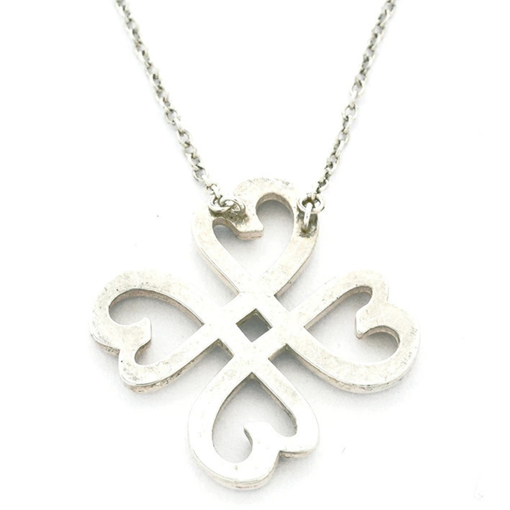 Tiffany Co Paloma Picasso Loving Heart Silver Pendant Silver